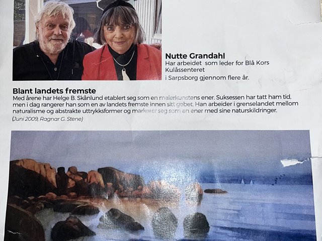 Kunstutstilling /Helge B. Skånlund