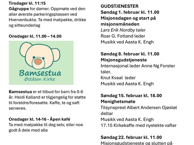 Helgenytt 6. februar 2026